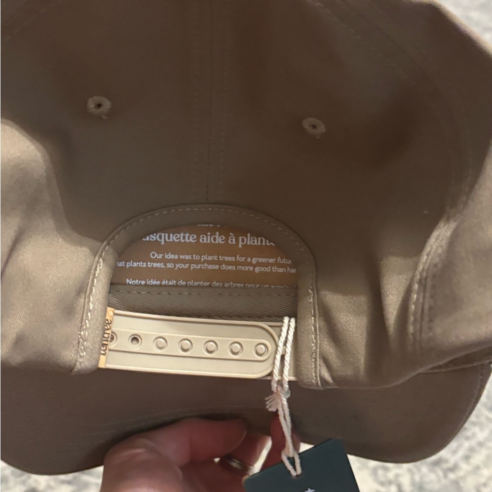 tentree Brown Cap with Tree Design - Picture 2 of 2